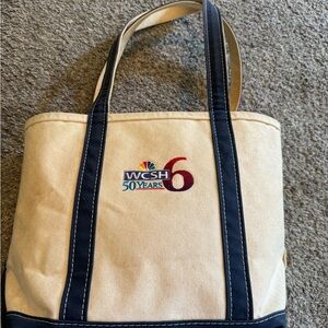 L.L. Bean Natural Canvas Tote